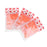 3 Pieces Bath Glove Shower Towel Mitt Back Body Scrub Exfoliating  Orange