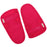 Crofta 2 Pieces Bath Washcloths Skin Exfoliator Glove Shower Body Clean Scrubber Red