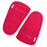 Crofta 2 Pieces Bath Washcloths Skin Exfoliator Glove Shower Body Clean Scrubber Red