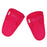 Crofta 2 Pieces Bath Washcloths Skin Exfoliator Glove Shower Body Clean Scrubber Red