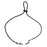 2 Pieces Adjustable Baby Elderly Adult Napkin Chains Clip Cord Neck Strap Napkin Lanyard String Strap Black