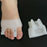 10 Pieces Gel Toe Sleeves Bunion Cushions Corns Protectors Cap Pad White