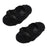 2 Pieces Breathable Gel Non Slip Invisible Socks Low Cut Shoe Liners Black