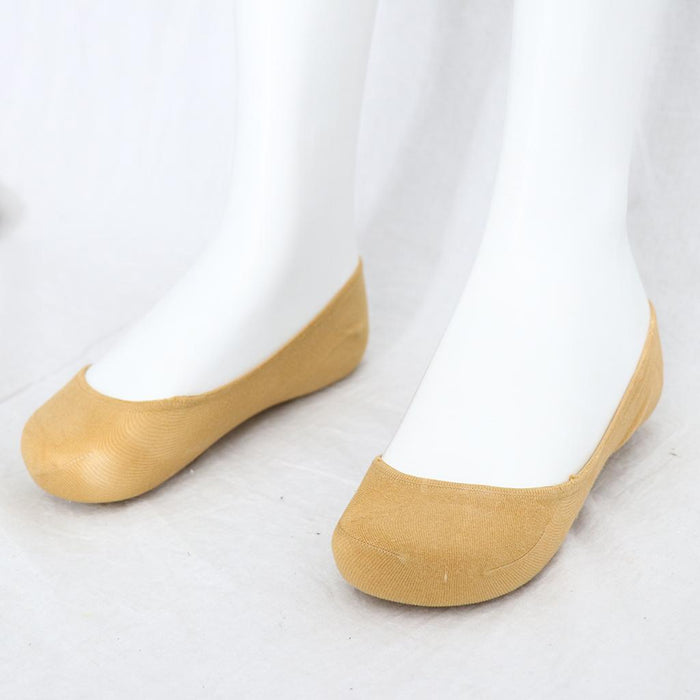 2 Pieces Breathable Gel Non Slip Invisible Socks Low Cut Shoe Liners Skin