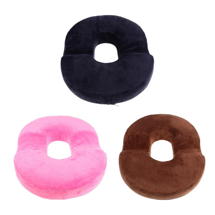 Donut Seat Cushion Pillow Memory Foam Orthopedic Tailbone Pain Relief Navy