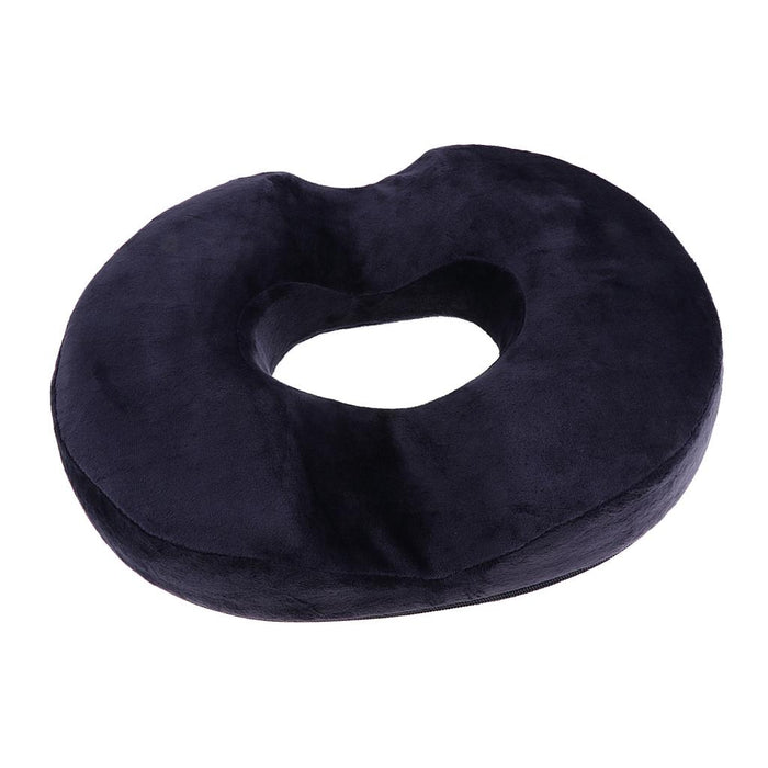 Donut Seat Cushion Pillow Memory Foam Orthopedic Tailbone Pain Relief Navy