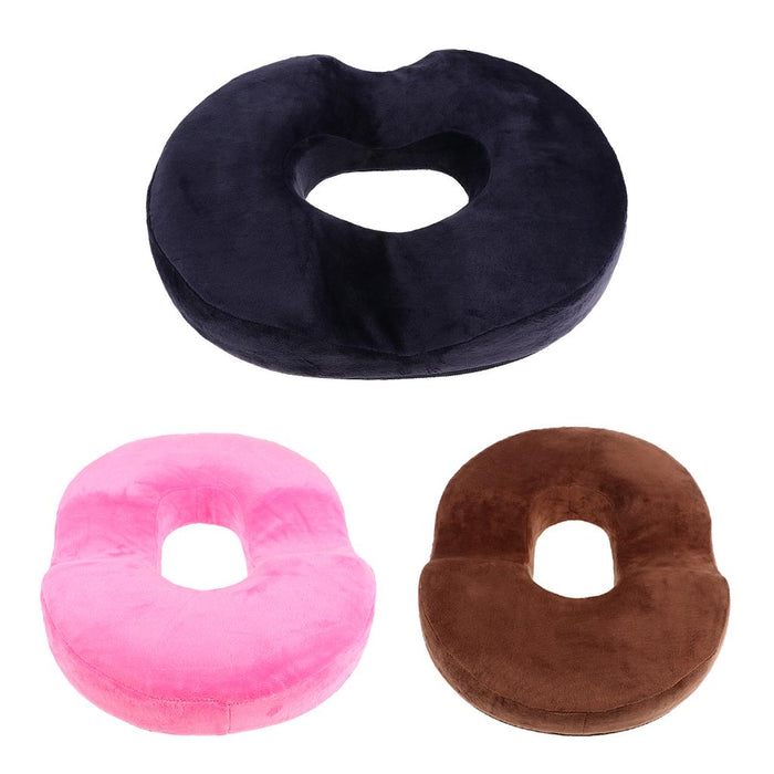 Donut Seat Cushion Pillow Memory Foam Orthopedic Tailbone Pain Relief Navy