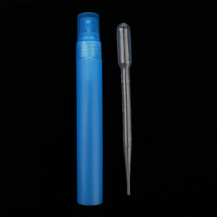 10 Piece 30ML Perfume Spray Bottle Refillable Atomizer with 10 Sucker  Blue