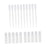 10 Pieces Clear Empty Refillable Perfume Roll On Bottles with Pipettes 5ml