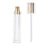 3 Pieces 8ml Refillable Lip Gloss Bottle Perfume Container +3 Funnel Gold