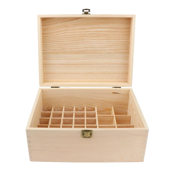 38 Bottles Essential Oil Wooden Box Storage Case Multi Tray Organizer Display Holder Best for Keeping Oils Safe