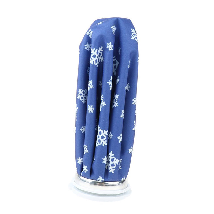 2 Pieces Blue Reusable Ice Bag Cold Hot Water Pack for Injuries 6 inch