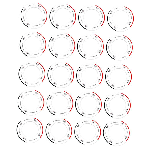 20 Pieces Universal Protective Collars Ring for 14 oz Wax Heater Pot Warmer