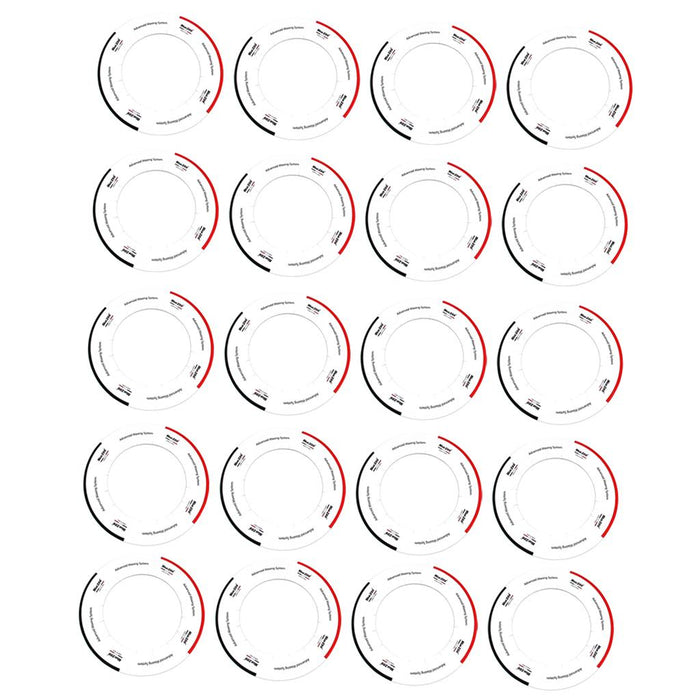 20 Pieces Universal Protective Collars Ring for 14 oz Wax Heater Pot Warmer