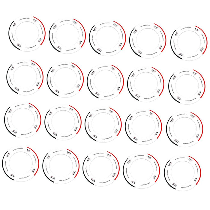 20 Pieces Universal Protective Collars Ring for 14 oz Wax Heater Pot Warmer