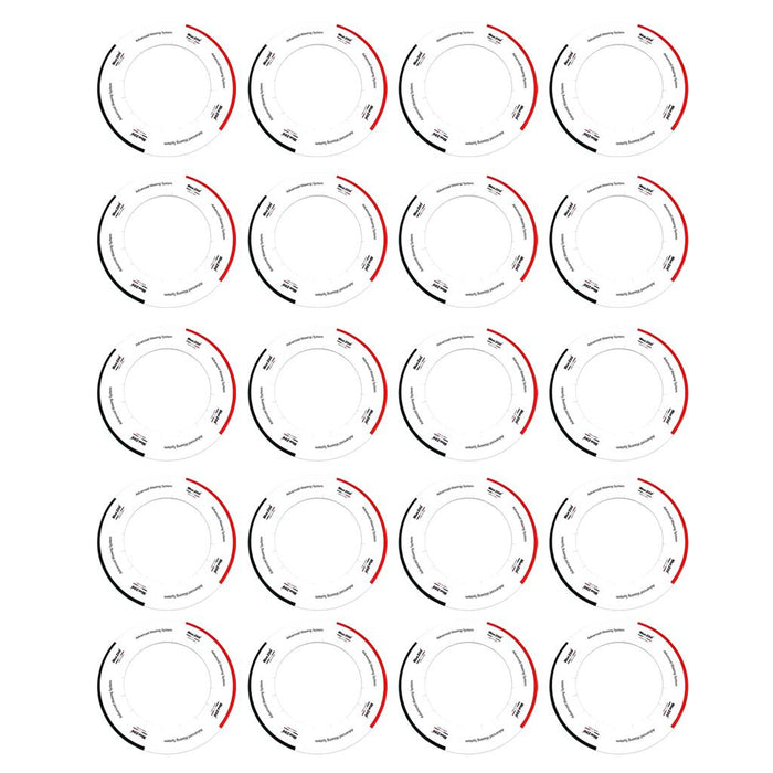 20 Pieces Universal Protective Collars Ring for 14 oz Wax Heater Pot Warmer