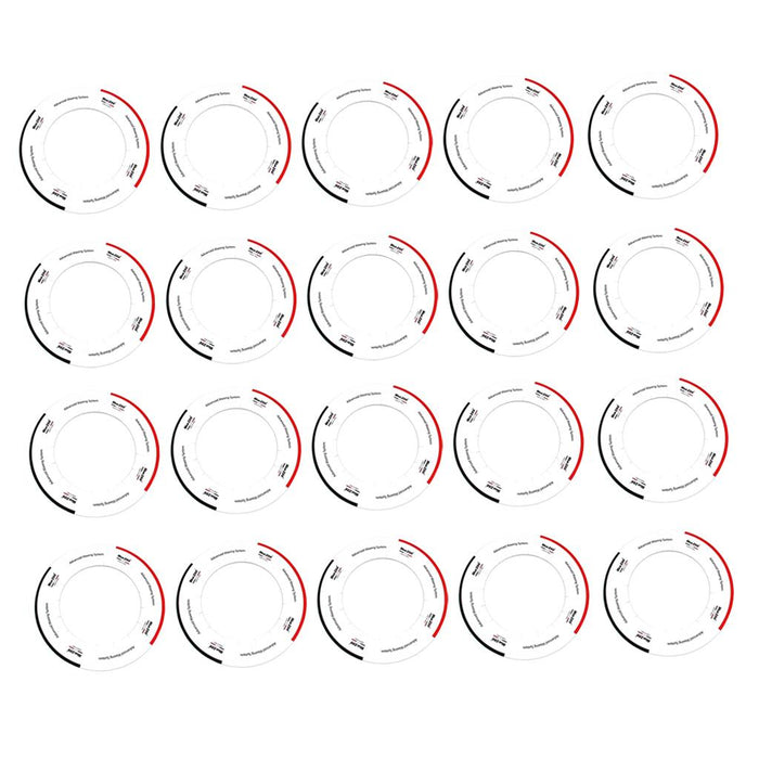 20 Pieces Universal Protective Collars Ring for 14 oz Wax Heater Pot Warmer