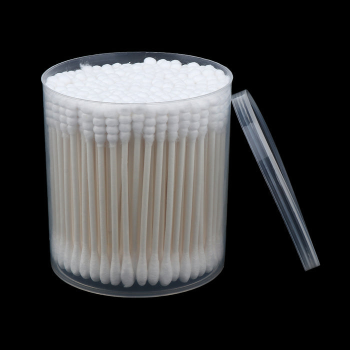 400 Pieces Double Heads Cotton Swabs Sticks Applicators Spiral & Round Tips