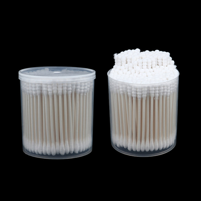 400 Pieces Double Heads Cotton Swabs Sticks Applicators Spiral & Round Tips