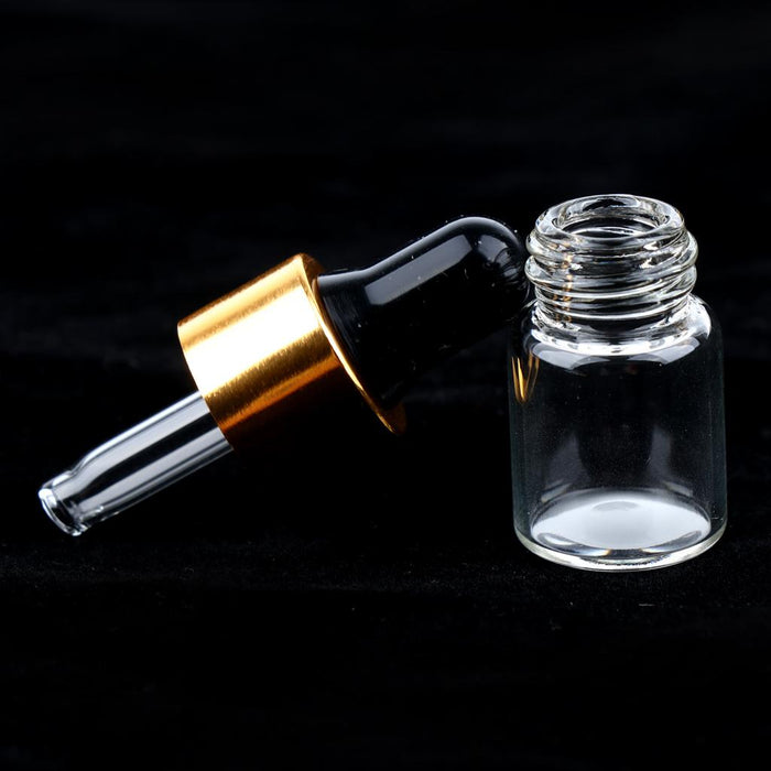 20 Pieces Travel Empty Glass Essential Oil Refillable Dropper Bottles 2 ML