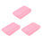 3 Packs Facial Cleaning Sponge Puff Make Up Remover Compressed Sponge Pink