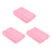 3 Packs Facial Cleaning Sponge Puff Make Up Remover Compressed Sponge Pink