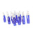 12 Pieces Empty 360 Rotation Spray Refillable Bottle Atomizer Blue