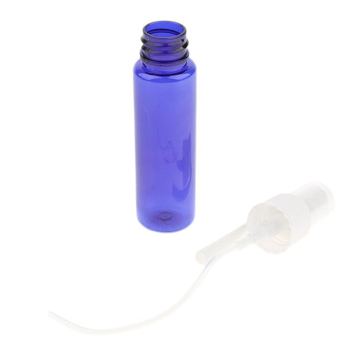 12 Pieces Empty 360 Rotation Spray Refillable Bottle Atomizer Blue