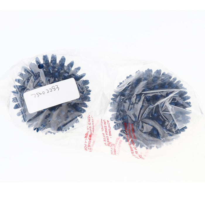 2 Pieces Spiky Trigger Point Acupuncture Deep Tissue Massage Balls Dark Blue