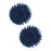 2 Pieces Spiky Trigger Point Acupuncture Deep Tissue Massage Balls Dark Blue