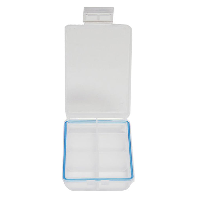 2 Pieces Travel Pill Organizer Medicine Container Case Jewelry Storage Box