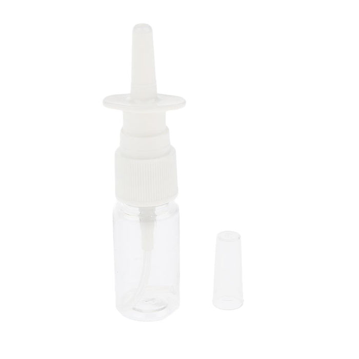 20 Pieces Empty Refillable Nasal Spray Bottles Fine Mist Nose Vials 10ml