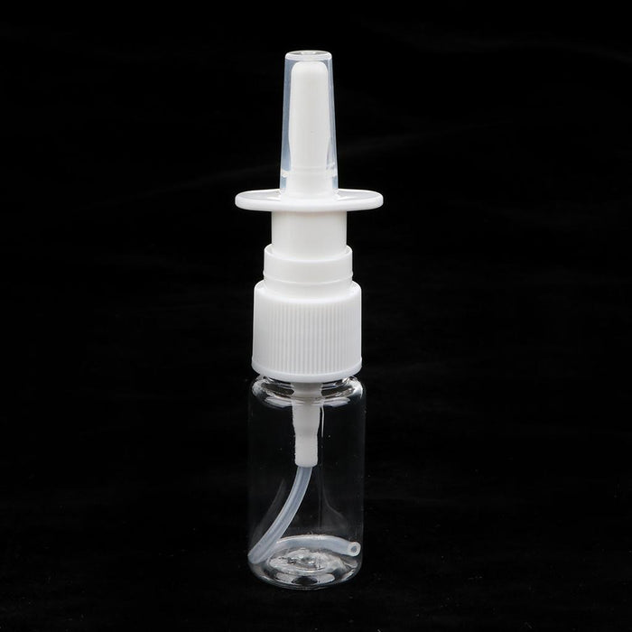 20 Pieces Empty Refillable Nasal Spray Bottles Fine Mist Nose Vials 10ml