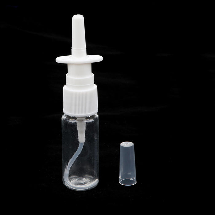 20 Pieces Empty Refillable Nasal Spray Bottles Fine Mist Nose Vials 15ml