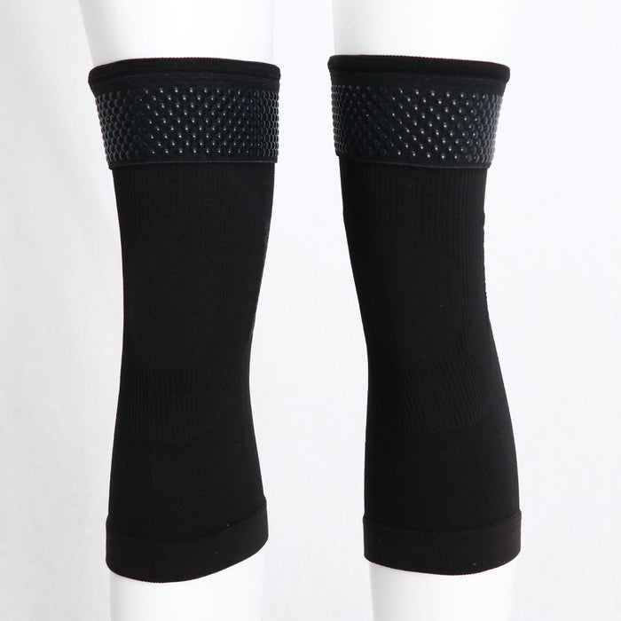 1 Pair Knee Support Braces Leg Compression Sleeve Elastic Support Socks S