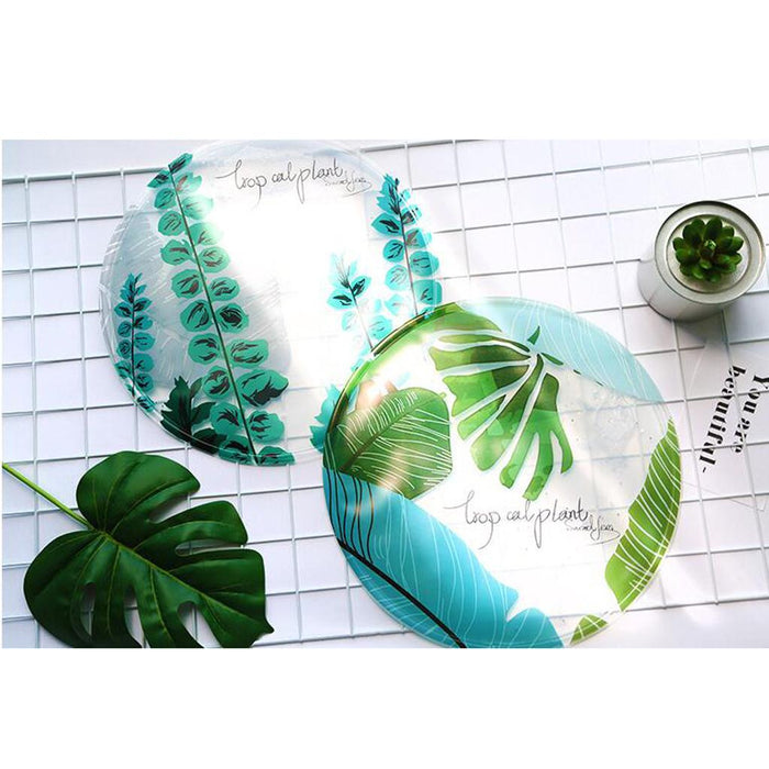 2 Pieces Ice Mat Cushions Cool Gel Pad for Car Sofa Laptop Big Leaves