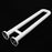 23.6 inch Stainless Bath Grab Bar Wall Mounted Grip Handle Towel Rail White