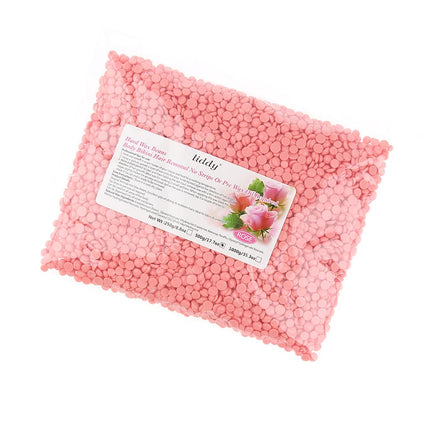 Crofta Wax Beans Hair Removal Face Leg Depilatory Hard Wax Pellets 500g  Rose