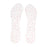 2 Pairs Silicone High Heel Insoles Insert Arch Pain Ease Pad  Red Flowers