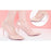 2 Pairs Transparent Shoe Straps High Heels Shoelace with Buckles for Holding Loose Shoe Anti-slip