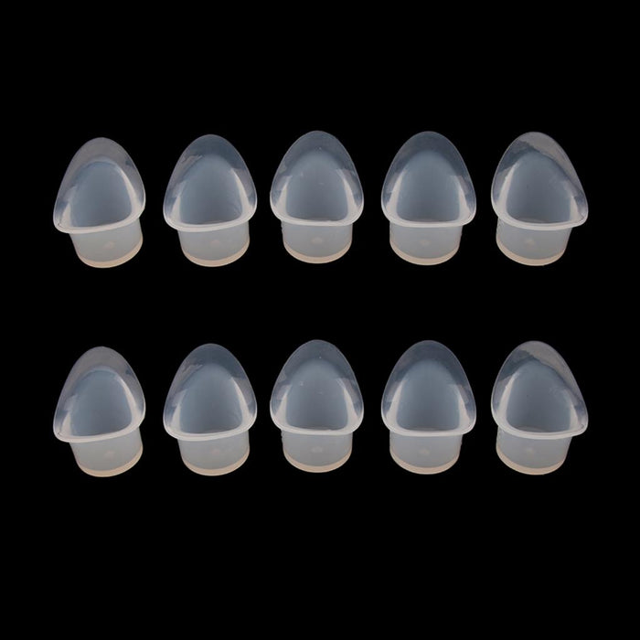 10pcs High Grade Reusable Silicone Optical Eye Wash Cup Eyewash Bath Container Bottles Eye Shaped Rim for Daily Use