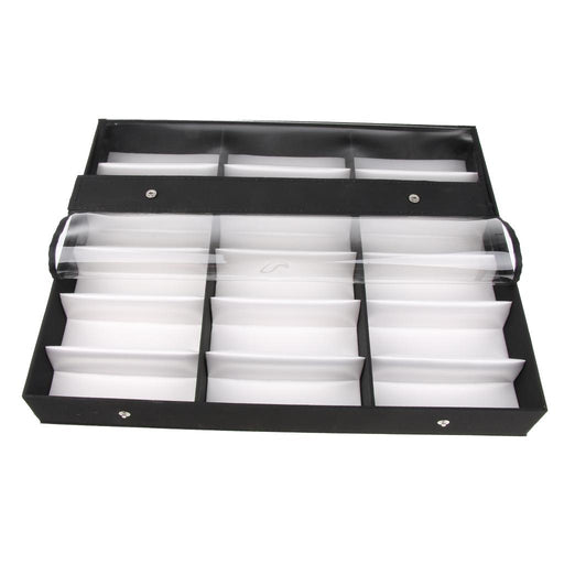 18 Slots Sunglasses Organizer Multiple Eyeglasses Eyewear Display Collection Case Glasses Storage Holder Box