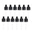 12pcs Plastic Glass Liquid Dropper Pipette Top for 15ml Essential Oil Bottle