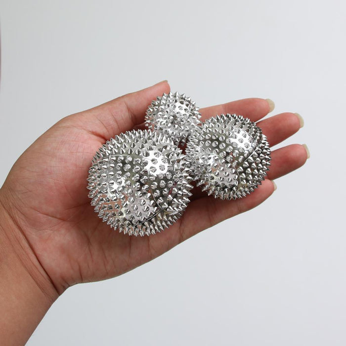 3 Pieces Magnetic Spiky Roller Acupressure Massage Ball Relief Pain Sliver