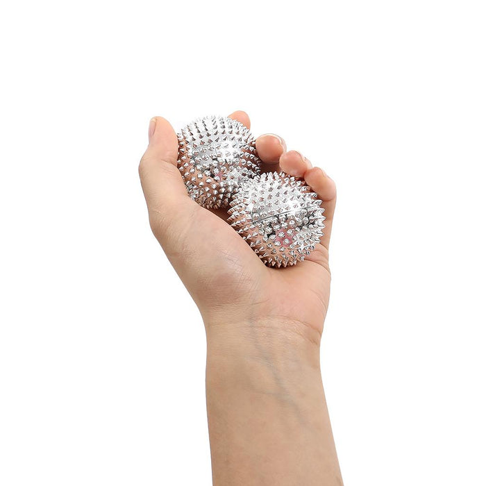 3 Pieces Magnetic Spiky Roller Acupressure Massage Ball Relief Pain Sliver