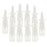 Crofta 10pcs Plastic Empty Refillable Nasal Spray Bottles Fine Mist Vials 10ml Clear