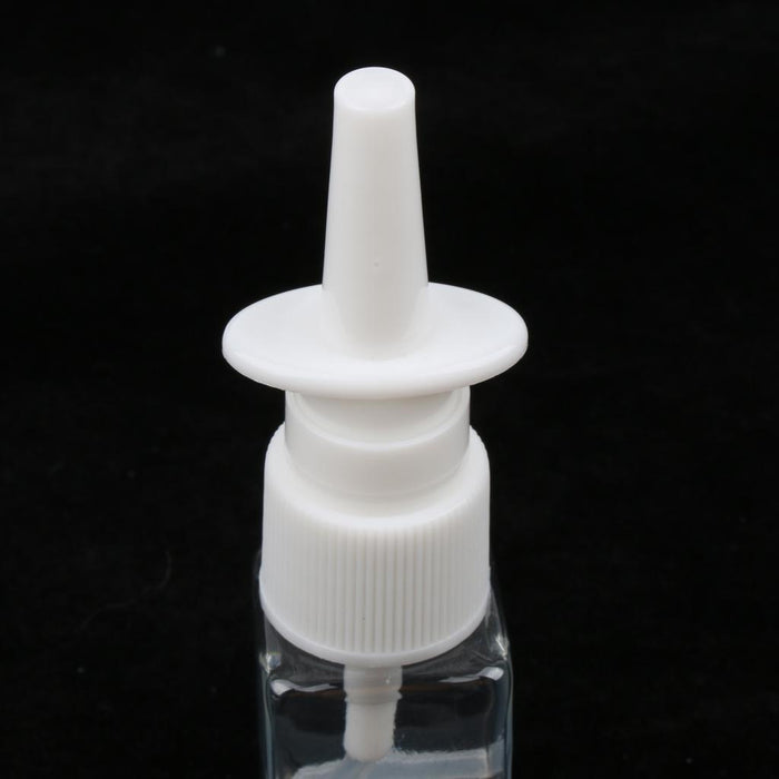 Crofta 10pcs Plastic Empty Refillable Nasal Spray Bottles Fine Mist Vials 10ml Clear