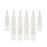 Crofta 10pcs Plastic Empty Refillable Nasal Spray Bottles Fine Mist Vials 10ml Clear