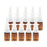 Crofta 10pcs Plastic Empty Refillable Nasal Spray Bottles Fine Mist Vials 10ml Amber