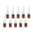 Crofta 10 Pieces 5ml Mini Plastic Nasal Spray Bottles Fine Mist Sprayer Pump Brown